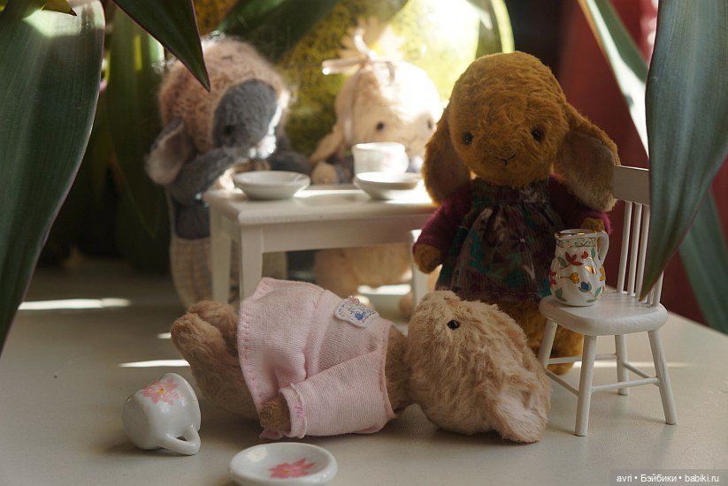 Сказочка про синего зайчонка. Авторская игрушка. Часть 6 (фото 7)