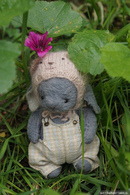 Сказочка про синего зайчонка. Авторская игрушка. Часть 3 (фото 4)