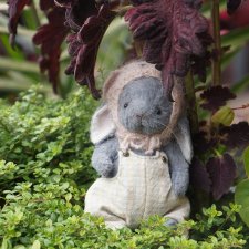 Сказочка про синего зайчонка. Авторская игрушка. Часть 3