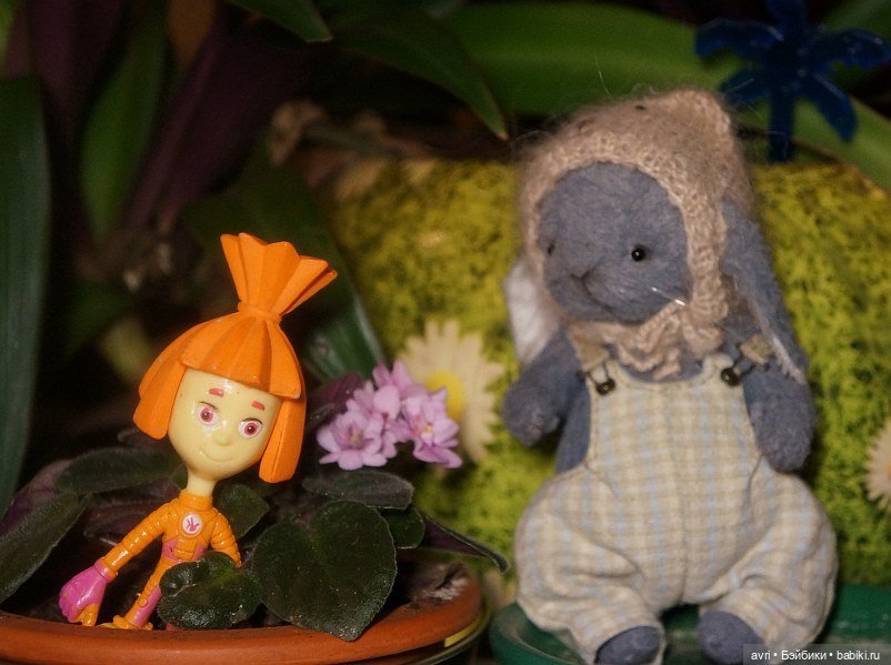 Сказочка про синего зайчонка. Авторская игрушка. Часть 4 (фото 2)