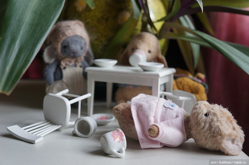 Сказочка про синего зайчонка. Авторская игрушка. Часть 6 (фото 5)