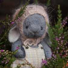 Сказочка про синего зайчонка. Авторская игрушка. Часть 5