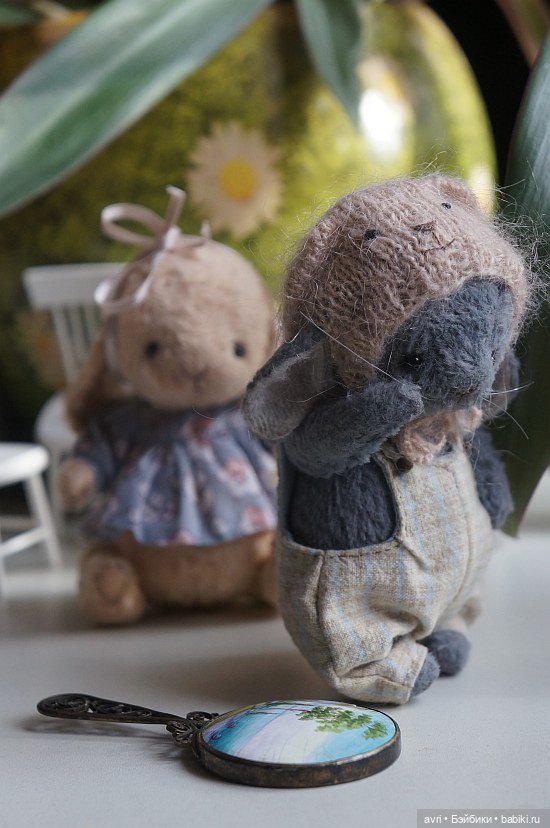 Сказочка про синего зайчонка. Авторская игрушка. Часть 8 (фото 4)