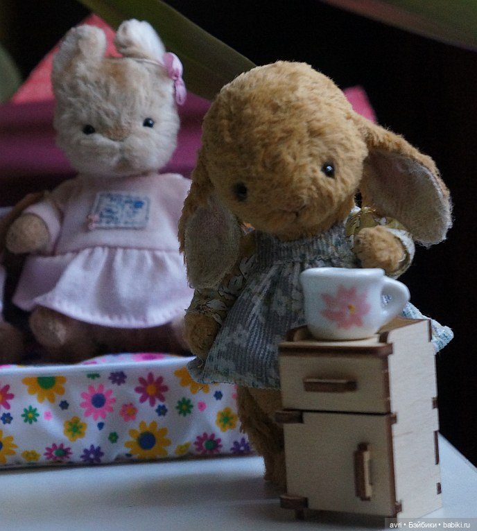 Сказочка про синего зайчонка. Авторская игрушка. Часть 6