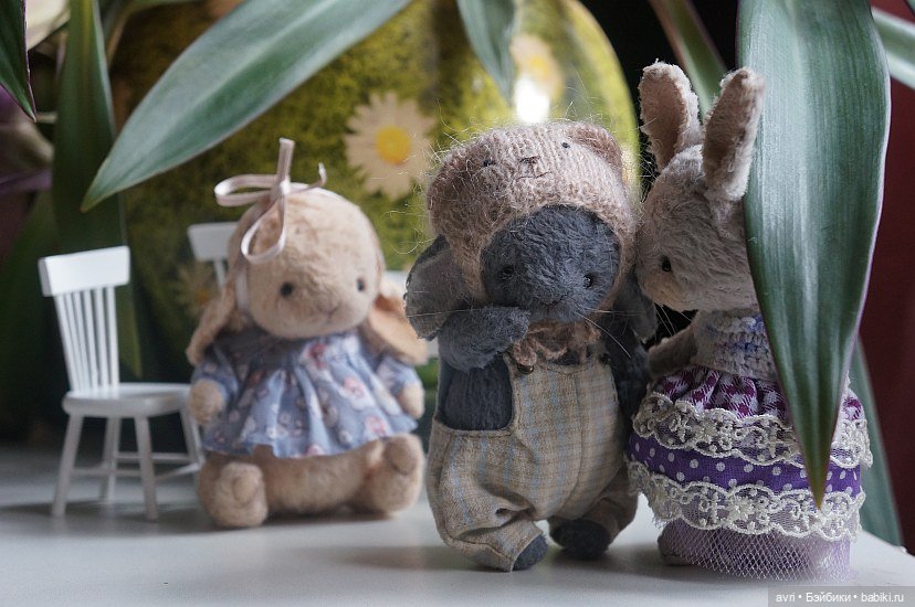 Сказочка про синего зайчонка. Авторская игрушка. Часть 9 (фото 7)