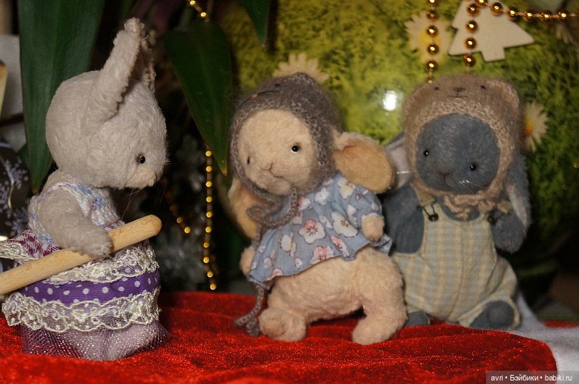 Сказочка про синего зайчонка. Авторская игрушка. Часть 9