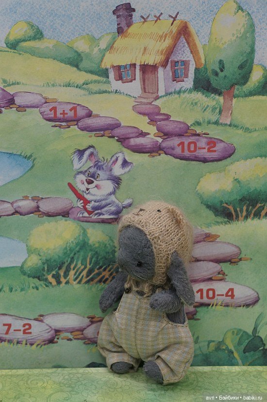 Сказочка про синего зайчонка. Авторская игрушка. Часть 12 (фото 3)