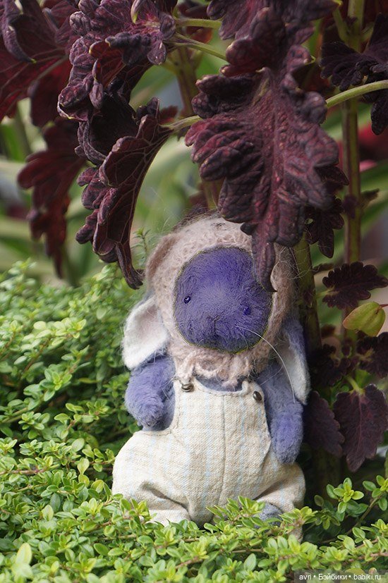 Сказочка про синего зайчонка. Авторская игрушка. Часть 9 (фото 4)