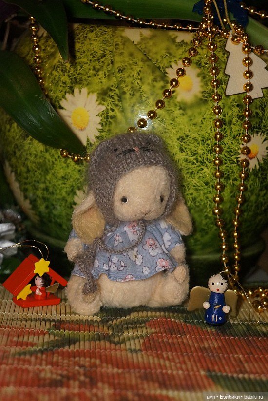 Сказочка про синего зайчонка. Авторская игрушка. Часть 11