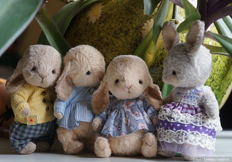 Сказочка про синего зайчонка. Авторская игрушка. Часть 10 (фото 8)