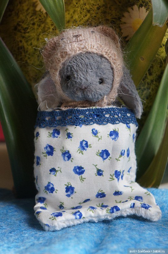 Сказочка про синего зайчонка. Авторская игрушка. Часть 11 (фото 8)