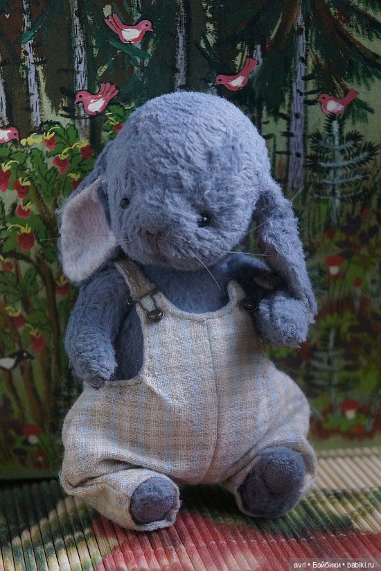 Сказочка про синего зайчонка. Авторская игрушка. Часть 11 (фото 5)