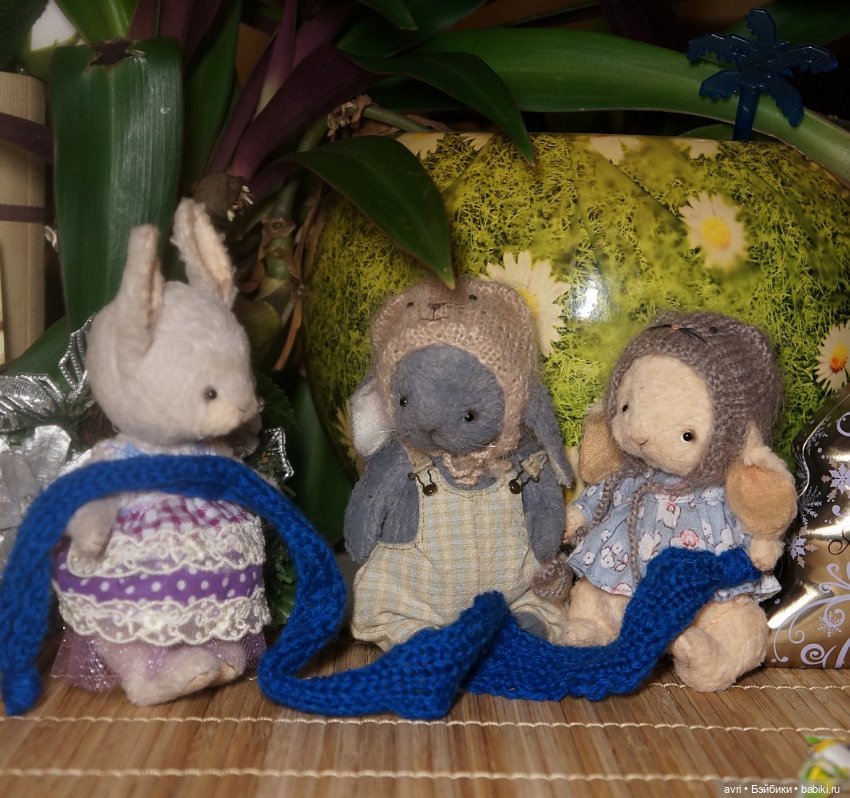 Сказочка про синего зайчонка. Авторская игрушка. Часть 12 (фото 10)