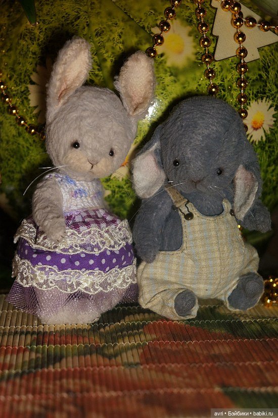 Сказочка про синего зайчонка. Авторская игрушка. Часть 12