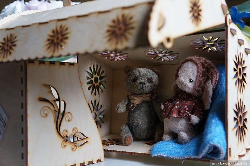 История маленькой Стеши. Часть 4. Стеша и медведь. / Авторская игрушка (фото 8)