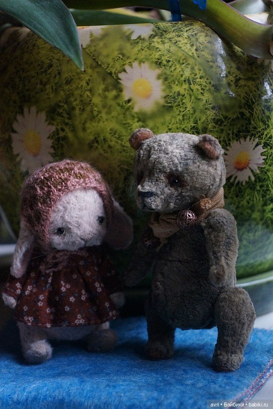 История маленькой Стеши. Часть 4. Стеша и медведь. / Авторская игрушка (фото 3)