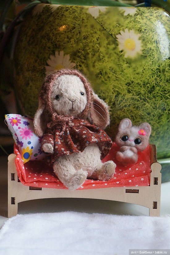 История маленькой Стеши. Часть 13. Стеша идет на поправку! / Авторская игрушка (фото 4)