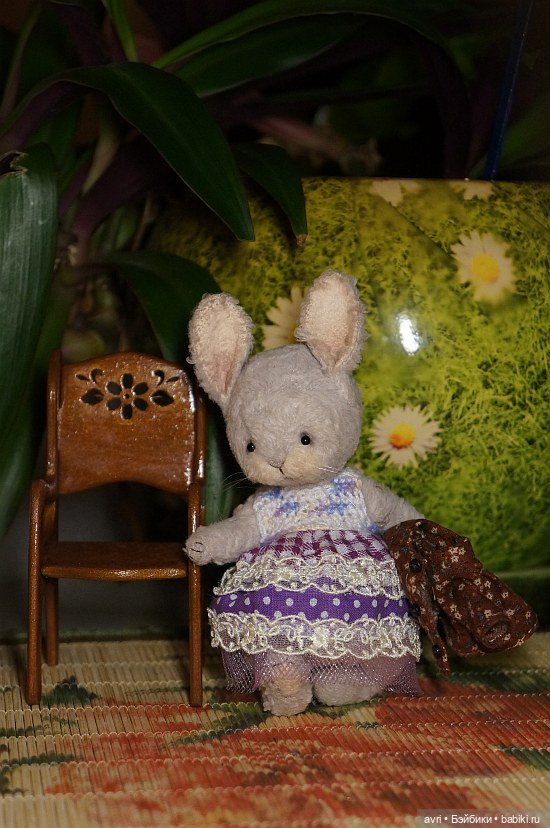 История маленькой Стеши. Часть 18. Стеша и синий комбинезон/ Авторская игрушка (фото 8)