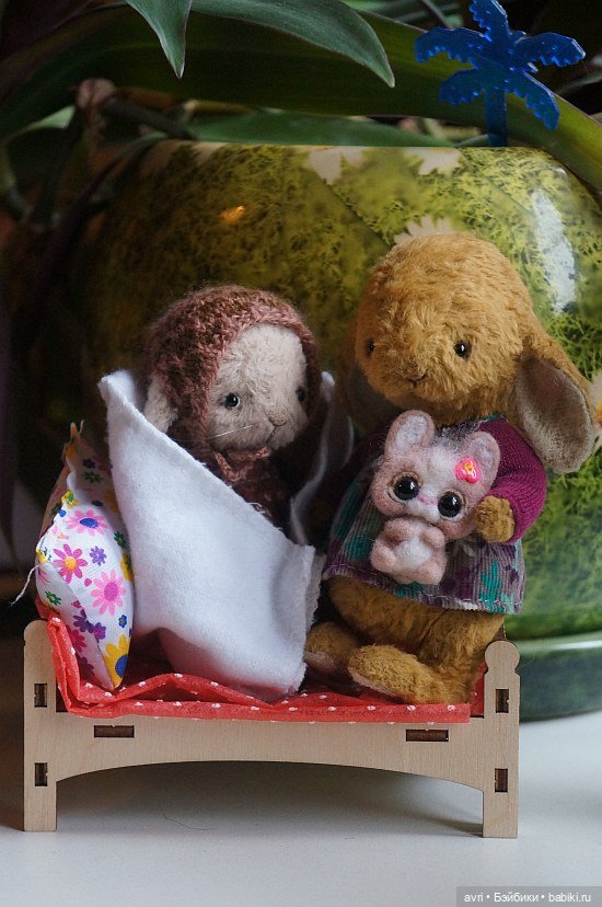 История маленькой Стеши. Часть 34. Птицы летят из гнезд или Зайцы уезжают / Авторская игрушка (фото 7)