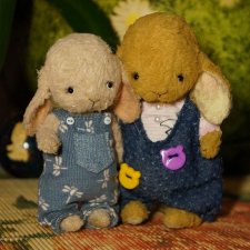 История маленькой Стеши. Часть 34.   Птицы летят из гнезд или Зайцы уезжают / Авторская игрушка