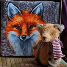 Эх, лис, родиться бы тебе зайцем или Сказка про глупого лисенка. Часть 3 / Авторская игрушка