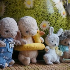 В Фанин дом постучалась беда/ Авторская игрушка