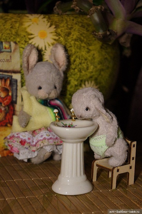 Вики быстро превращается в домашнего зайца / Авторские игрушки (фото 3)