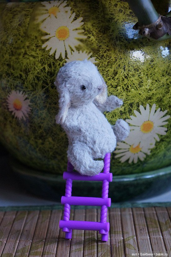 Вики быстро превращается в домашнего зайца / Авторские игрушки (фото 2)