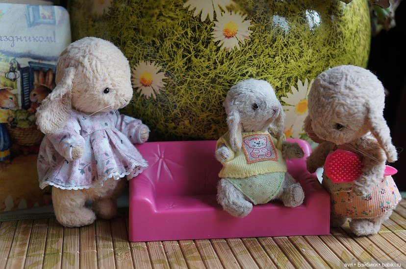 Вики быстро превращается в домашнего зайца / Авторские игрушки (фото 6)