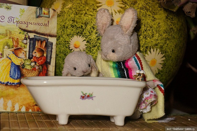 Вики быстро превращается в домашнего зайца / Авторские игрушки (фото 5)