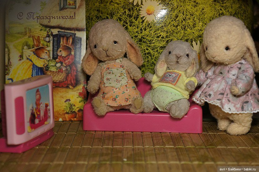 Вики быстро превращается в домашнего зайца / Авторские игрушки (фото 8)