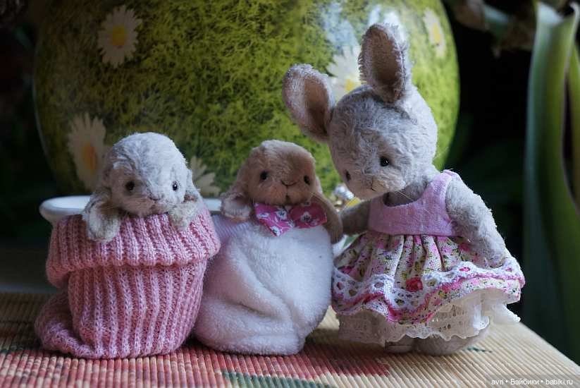 Время купания или Всему тебя надо учить.../ Авторская игрушка (фото 9)