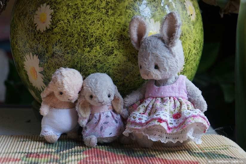 Проказы зайчат или Баталии тихого часа / Авторская игрушка (фото 8)