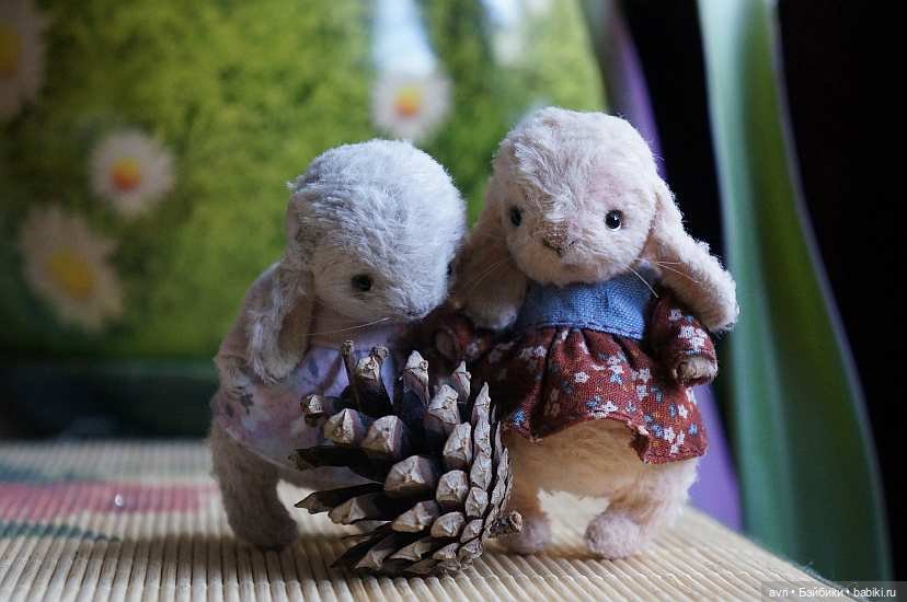 Про шишки и незваного гостя / Авторская игрушка (фото 4)