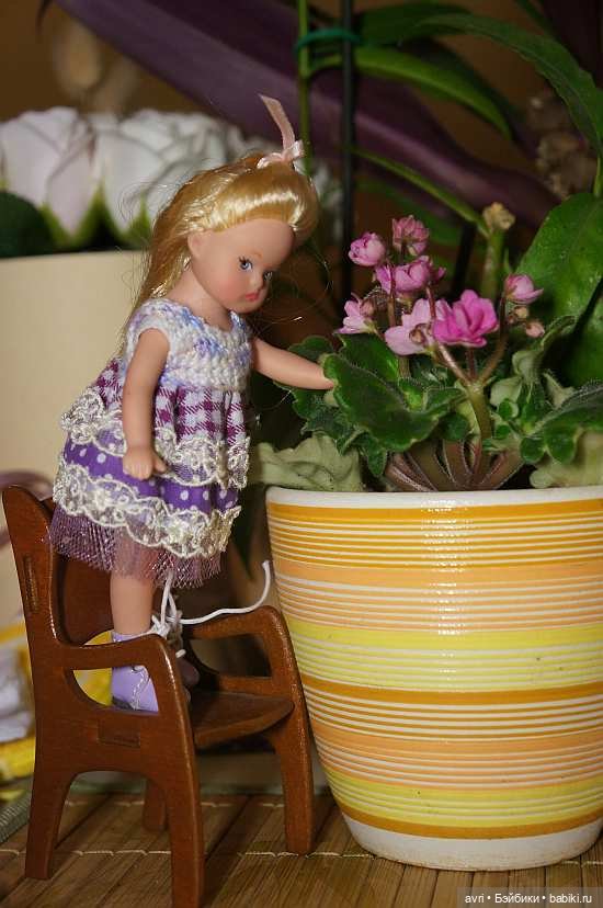 Дюймовочка в новом доме / Robert Tonner Effanbee "Wee Patsy Basic Blonde" 2007 (фото 5)