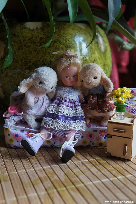 Как хорошо иметь друзей!! / Robert Tonner Effanbee "Wee Patsy Basic Blonde" 2007 (фото 9)