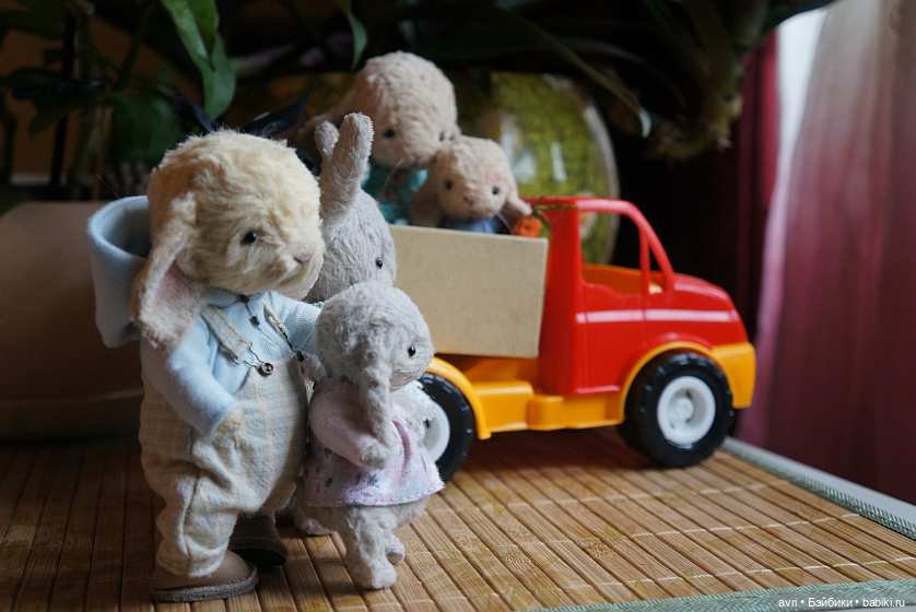 Уехали... / Авторская игрушка