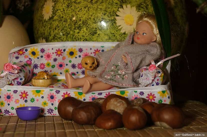 Фаня навещает Дюймовочку — Куклы