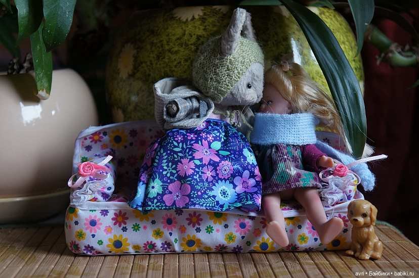 Фаня навещает Дюймовочку — Куклы (фото 5)