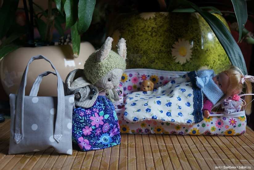 Фаня навещает Дюймовочку — Куклы (фото 4)