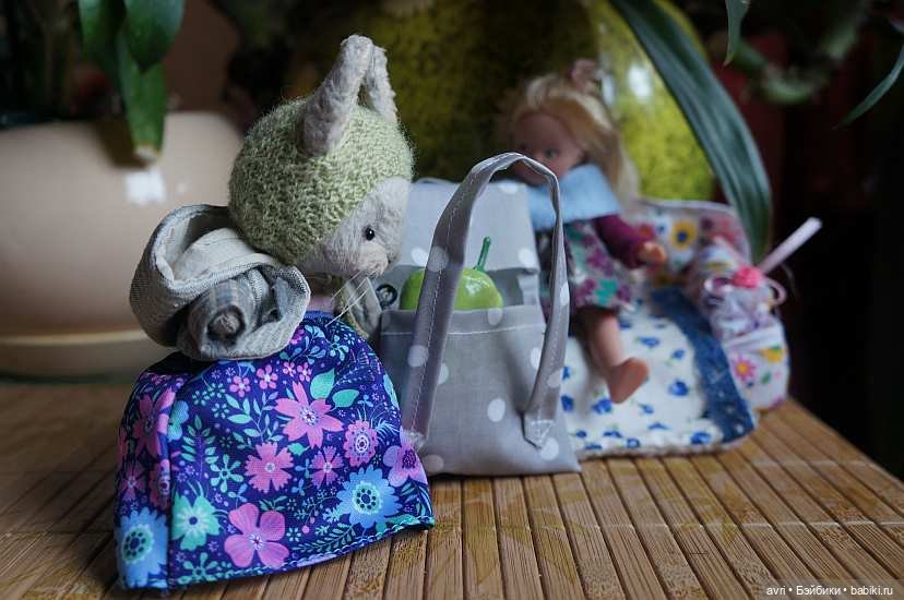 Фаня навещает Дюймовочку — Куклы (фото 6)