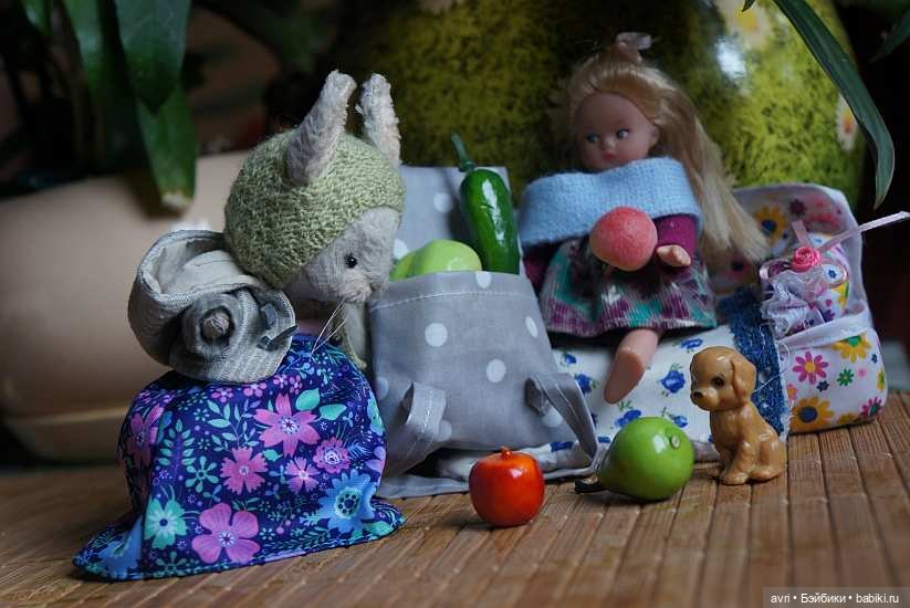 Фаня навещает Дюймовочку — Куклы (фото 9)