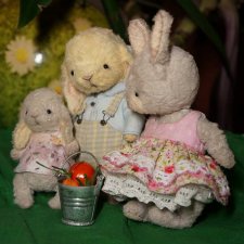 Мартин с семьёй возвращается домой / Авторская игрушка