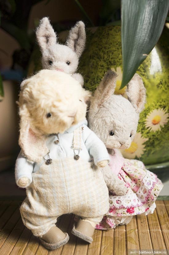 Счастья много не бывает даже у зайцев! / Авторская игрушка (фото 2)