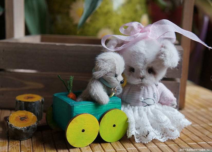 Ангел, везущий тележку / Авторская игрушка (фото 3)