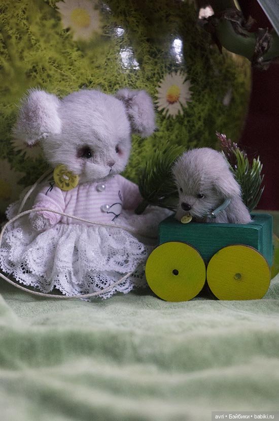 Ангел, везущий тележку / Авторская игрушка (фото 6)