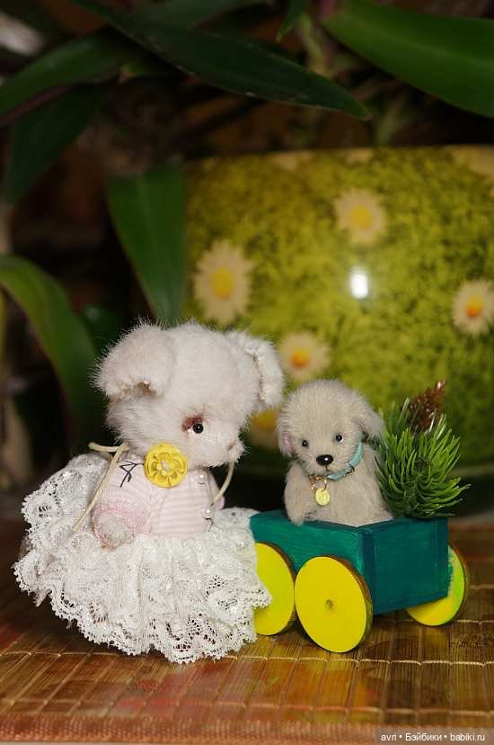 Ангел, везущий тележку / Авторская игрушка (фото 5)