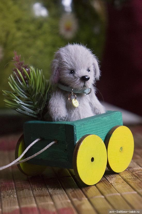 Ангел, везущий тележку / Авторская игрушка (фото 7)