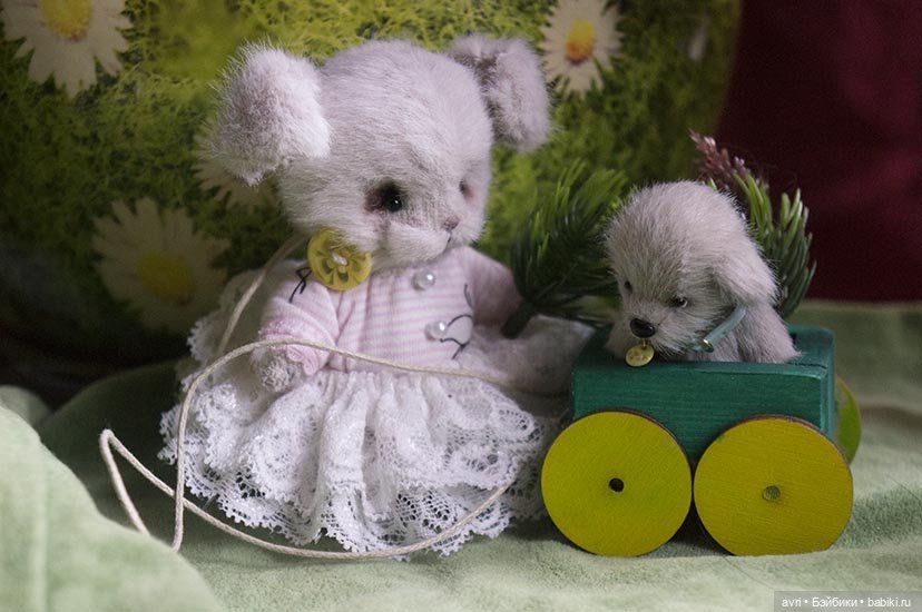 Ангел, везущий тележку / Авторская игрушка (фото 9)