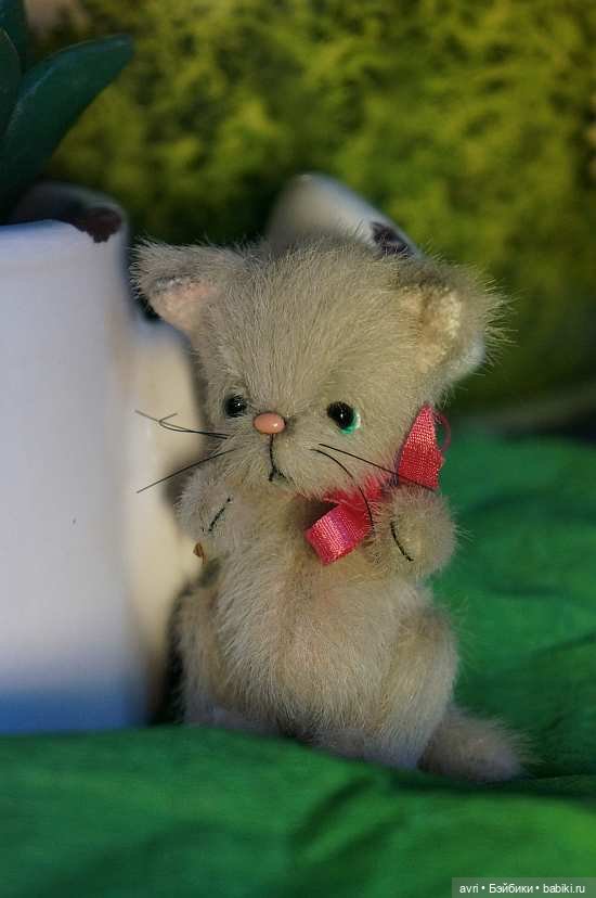 Приятелями были котенок и щенок. Часть 1. / Авторская игрушка (фото 6)